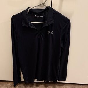 Under Armour Black Quarter Zip Pullover